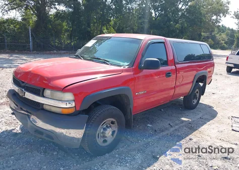 2002 Chevrolet Silverado 2500Hd from USA, damaged, VIN 1GCHC24U72E138773